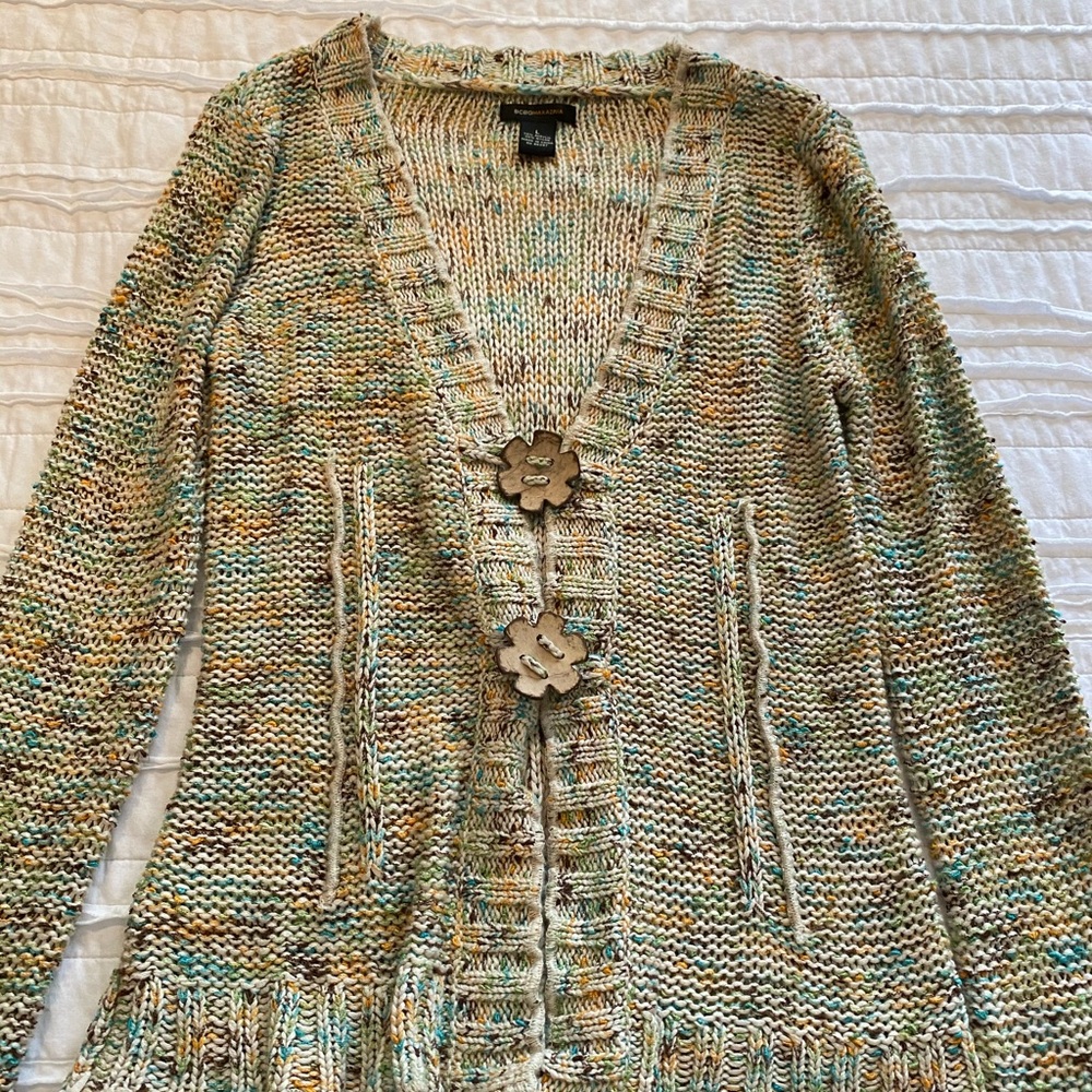 BCBG multi color sweater